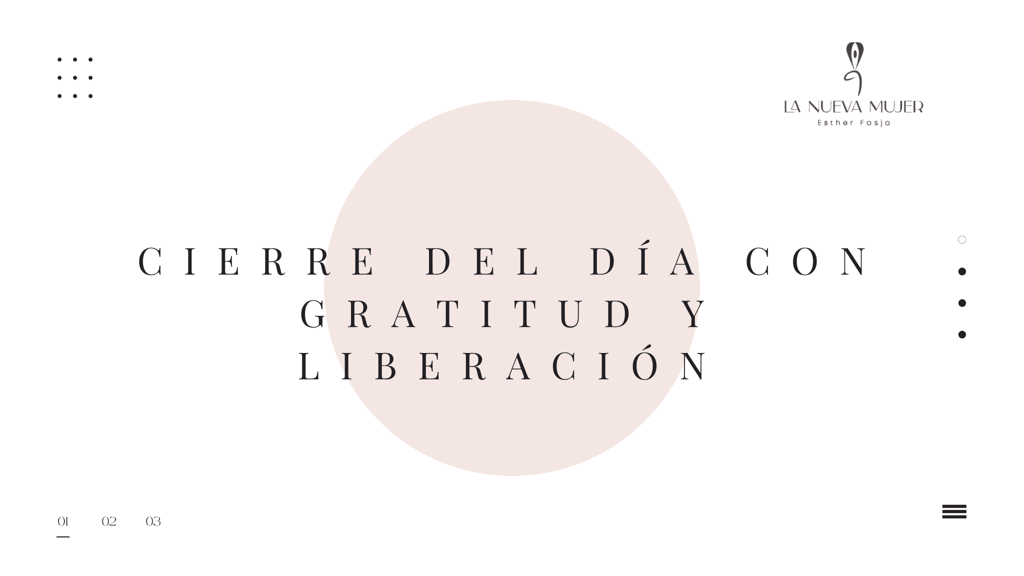 Cierre de día con gratitud y liberación
