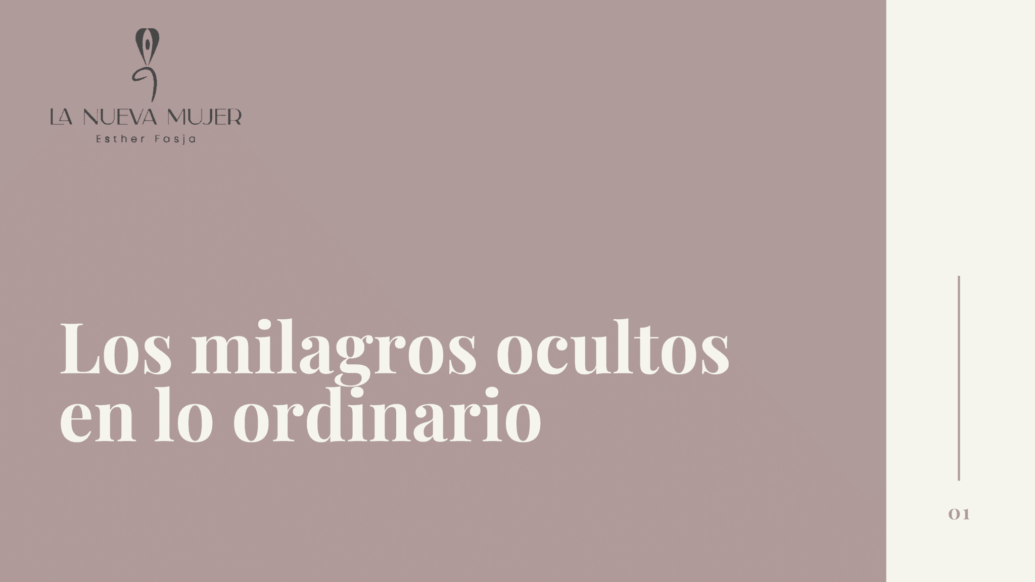 Los milagros ocultos en lo ordinario