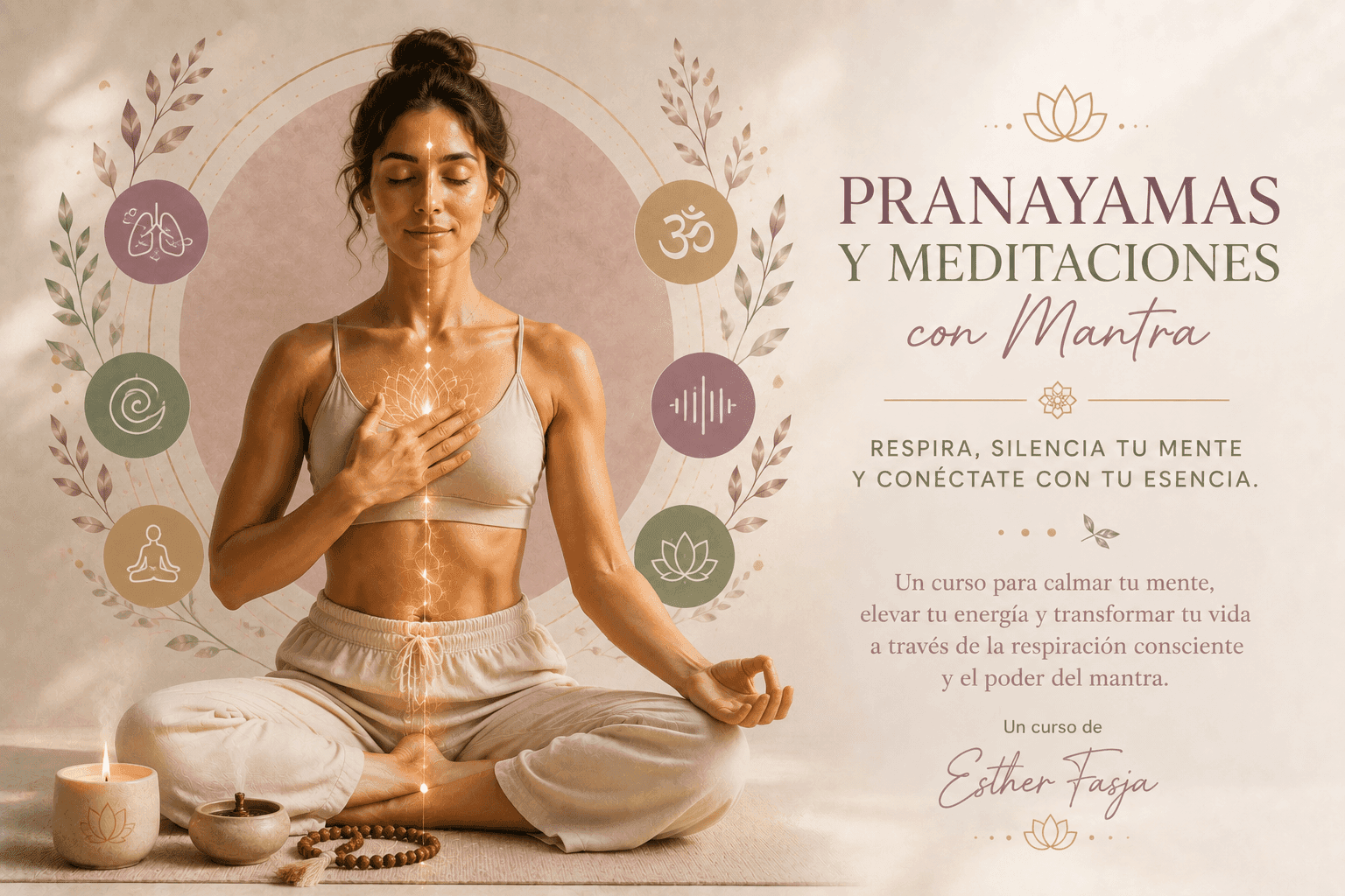 Pranayamas y meditaciones con mantra